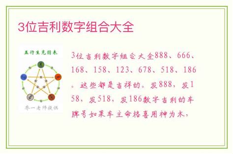 吉利数字组合|六位吉祥数字组合寓意